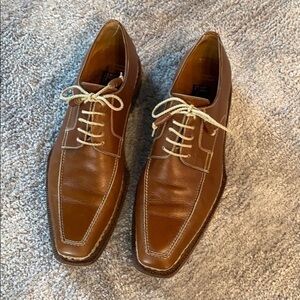 Moreschi brown leather shoes Size 11